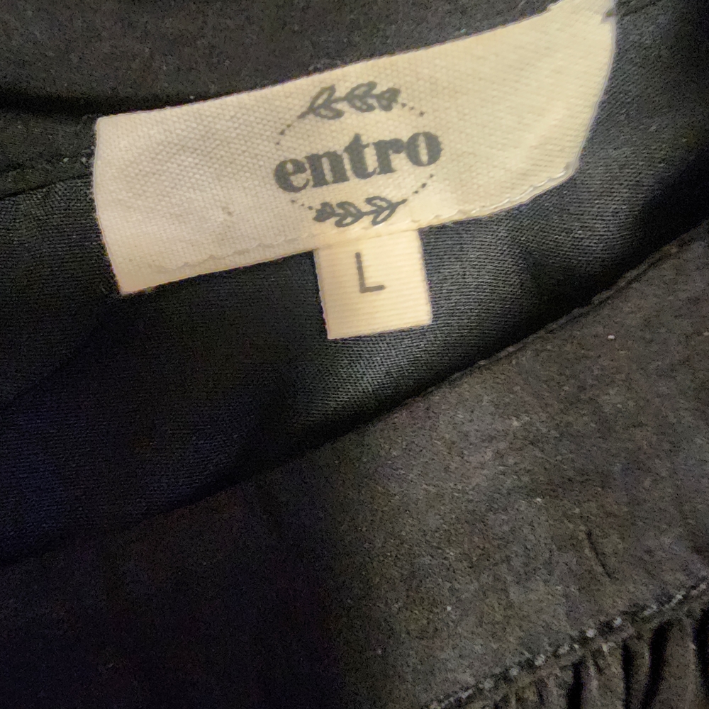 Entro Black Ruffled Blouse - Picture 3 of 5